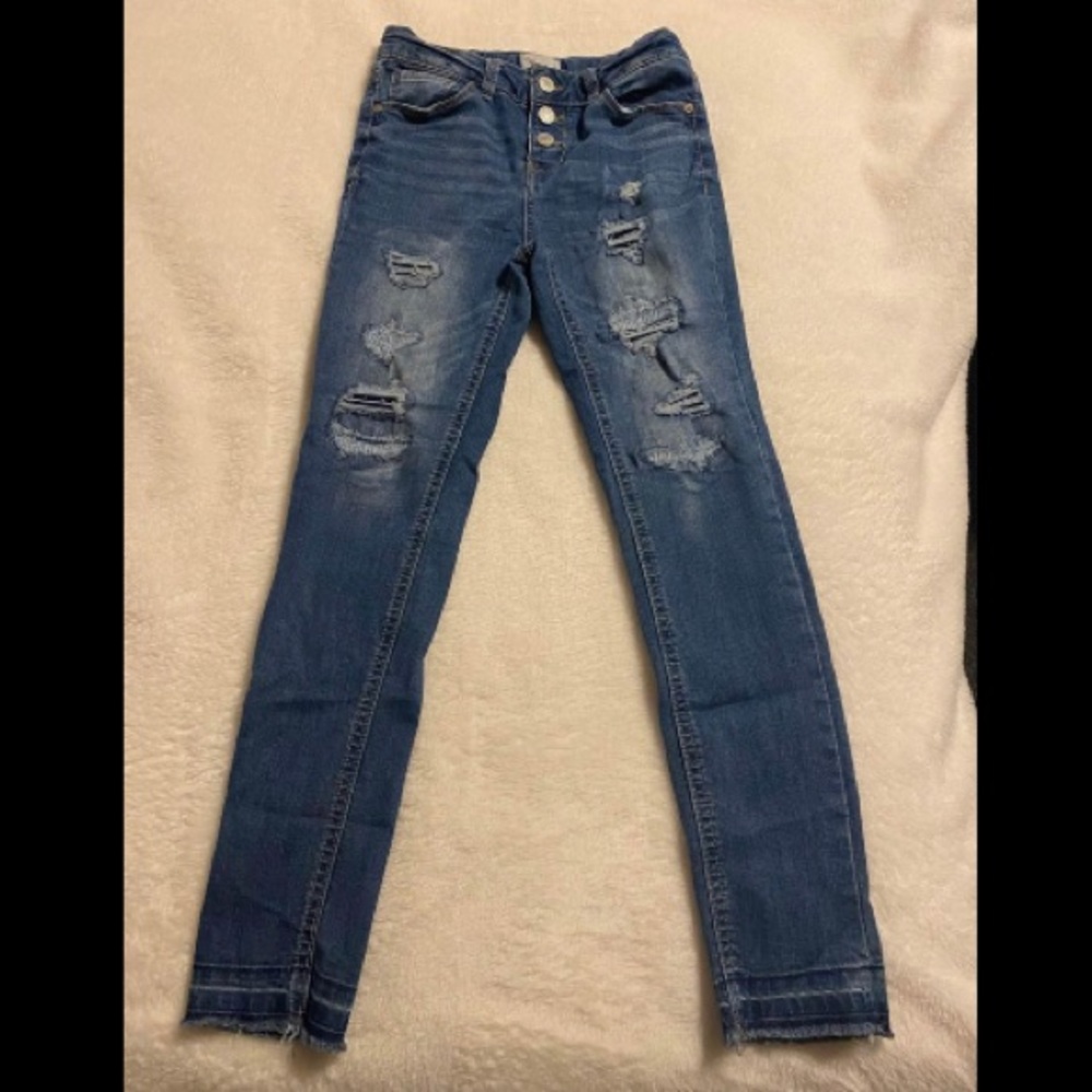 Girls SO size 10 distressed jeans